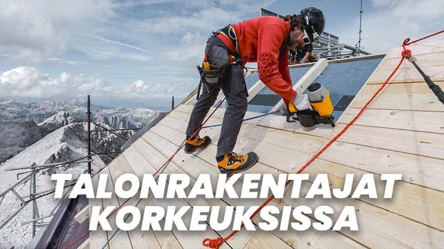 Talonrakentajat korkeuksissa