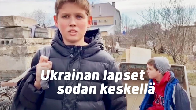 Ukrainan lapset sodan keskellä