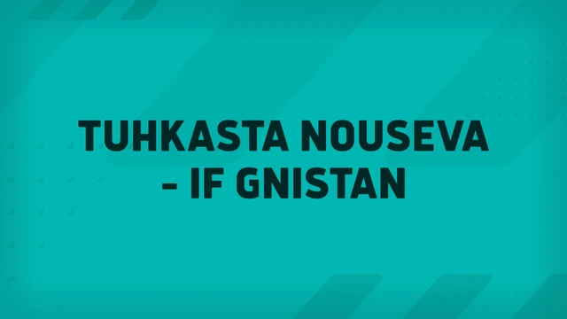 Tuhkasta nouseva - IF Gnistan