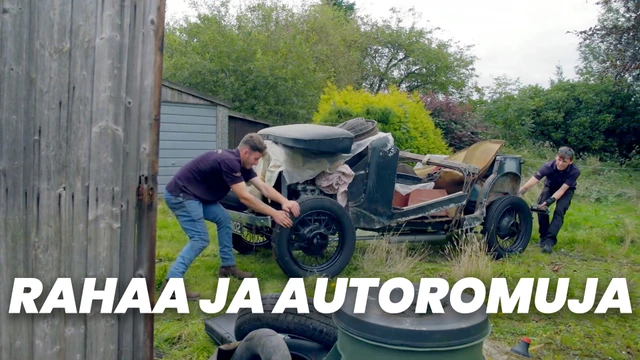 Rahaa ja autoromuja