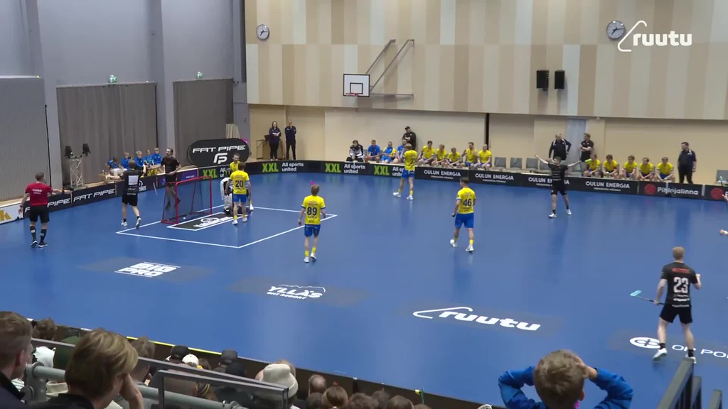 Oilersin kakkonen pyörittelee pallon komeasti OLS:n maaliin!