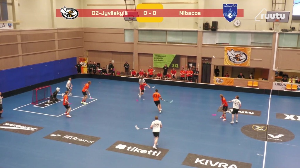 Maalikooste: O2-Jyväskylä - Nibacos 14.3.2026 (1. välierä)