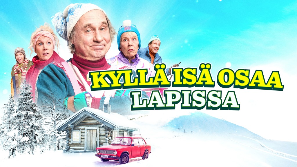 Kyllä isä osaa Lapissa