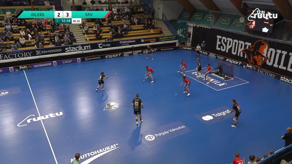 Auvinen osuu toistamiseen ja peli on taas tasan!