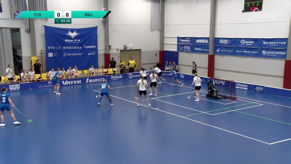 Maalikooste: Blue Fox - Blackbirds 8.3.2026 (2. puolivälierä)