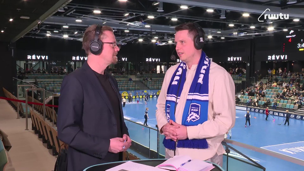 Nokian KrP-legenda Matti Koskela studion haastattelussa - onko kattoon tulossa muita paitoja hänen paitansa viereen?